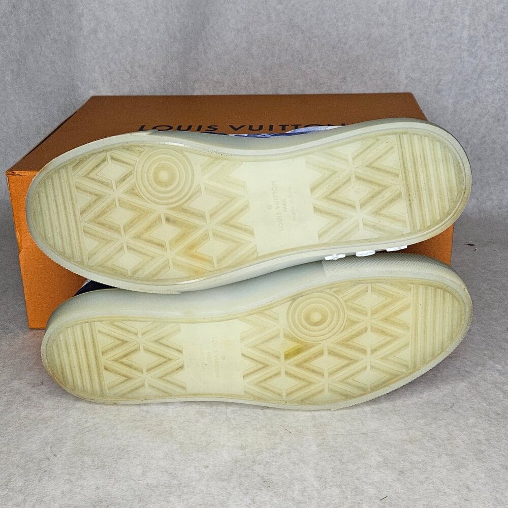 Louis Vuitton Low Top Ollie Watercolor Blue Sneakers Shoes with Box Size 9.5-10 - Picture 14 of 16